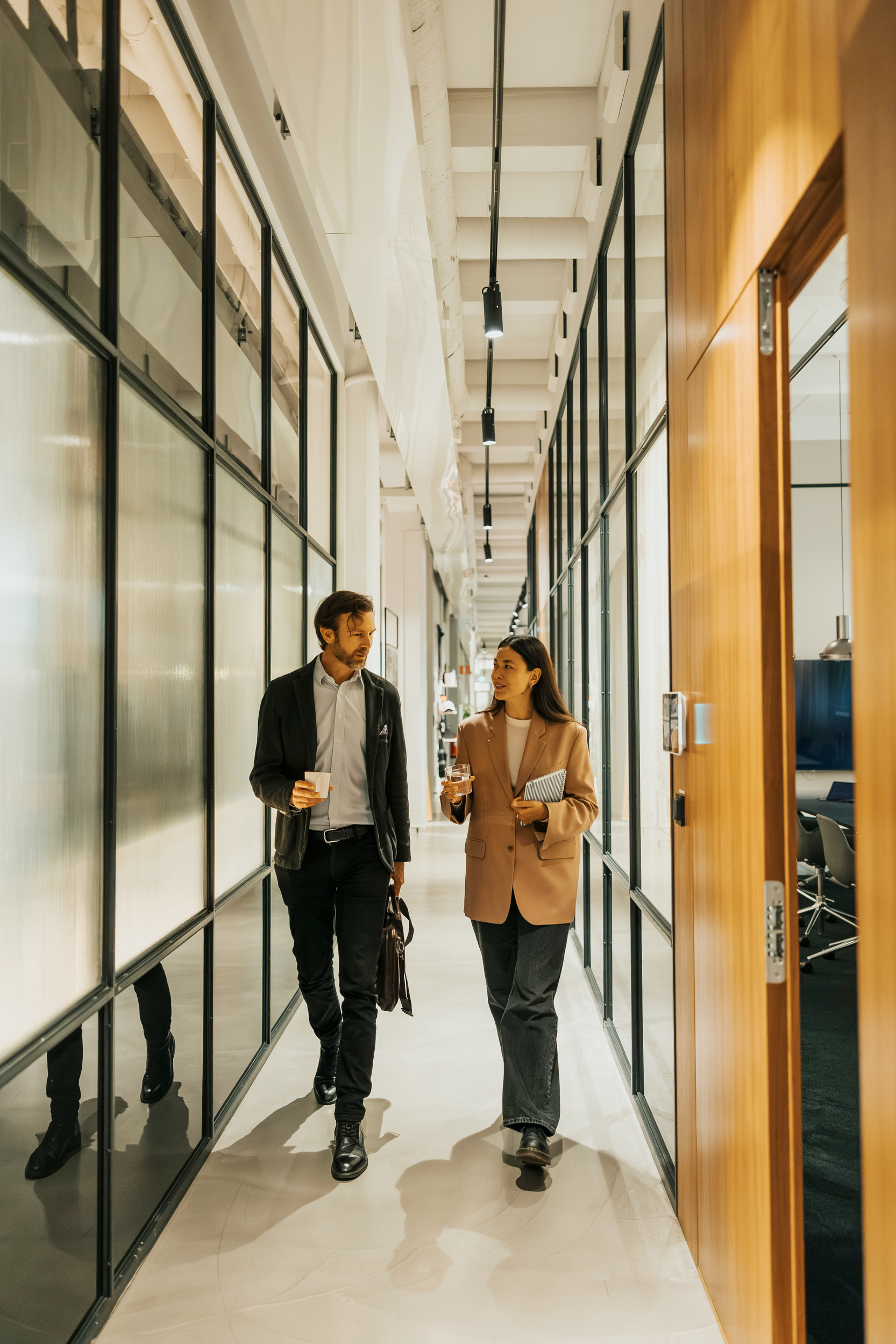 Diskussion på kontor